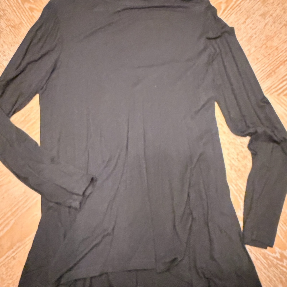 Joseph Black Long Sleeve Slim Tee